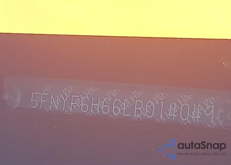 2020 Honda Pilot Awd Touring 7 Passenger z USA, uszkodzony, nr VIN 5FNYF6H66LB014049